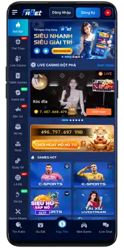Người chơi có thể tải ứng dụng FABET88 trên Android và iOS qua đường dẫn chính thức. Ứng dụng hỗ trợ đăng nhập nhanh, nạp rút tiện lợi và khuyến mãi độc quyền. Truy cập tải app FABET88 ngay để nhận ưu đãi lớn và trải nghiệm mọi trò chơi chỉ với một chạm.